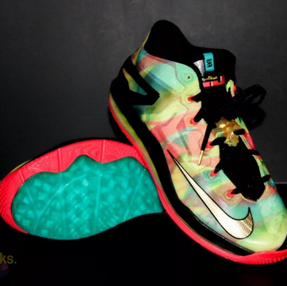 Lebron 11 Low SE "Multi-Color", Style# 695224-970,